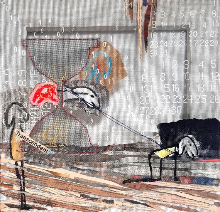 In time, sablier, mouton