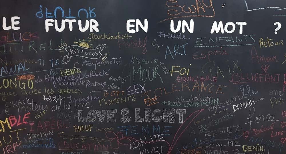 le futur, tableau, tag ,graffiti 